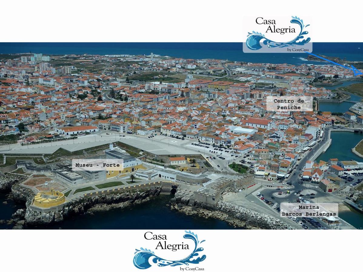 Casa Alegria By Cosycasa Praia Peniche Eksteriør bilde