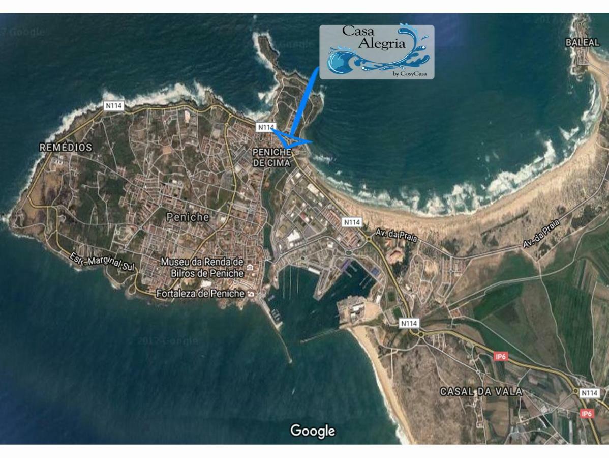 Casa Alegria By Cosycasa Praia Peniche Eksteriør bilde