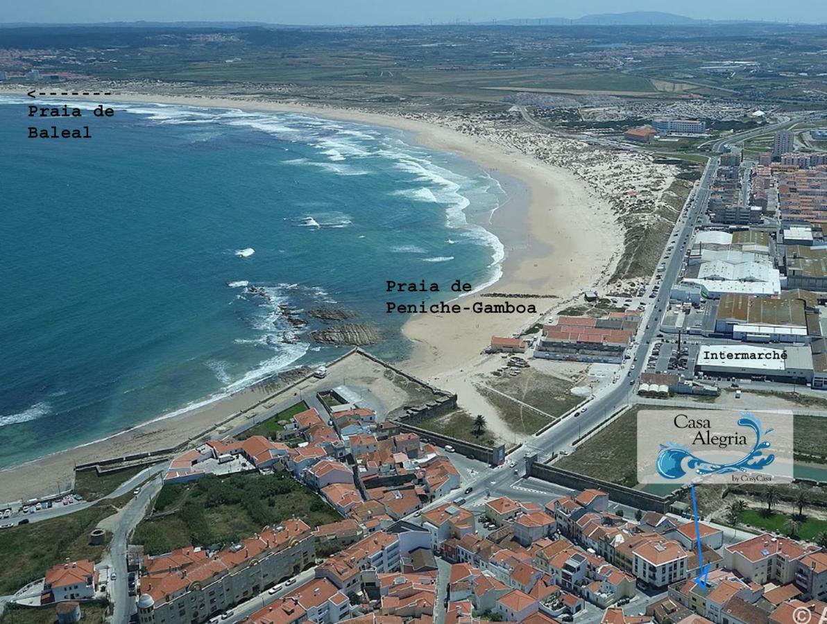 Casa Alegria By Cosycasa Praia Peniche Eksteriør bilde